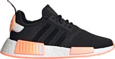 Please Note: Shoes may not ship in original box Stride out in a minimalist technical style in the adidas Originals® Women's NMD_R1 shoes. The NMD shoes bring a modern attitude to '80s racing heritage. DESIGN: Stretchy mesh upper with suede overlays Lace closure IN-SHOE COMFORT: Snug foot-hugging fit Boost cushioning provides a springy responsive feel TRACTION & DURABILTY: Webbed rubber outsole Womens Nmd R1, Adidas Country, Adidas Store, Adidas Originals Nmd R1, Adidas Nmd R1, Adidas Originals Women, Nmd R1, Adidas Nmd, Adidas Gazelle