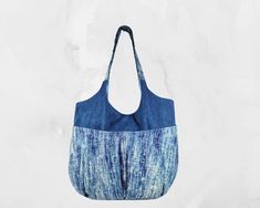 Color/Fabric: Denim Blue Blue Denim Shoulder Bag With Pockets, Blue Denim Shoulder Bag For Daily Use, Casual Blue Denim Bag, Denim Blue Cotton Bags For Spring, Blue Shoulder Bag With Pockets For Spring, Dark Wash Cotton Casual Shoulder Bag, Casual Dark Wash Cotton Shoulder Bag, Spring Denim Blue Cotton Shoulder Bag, Blue Denim Shoulder Bag For Shopping