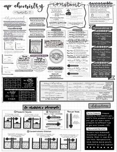 a black and white poster with different types of writing on it's sides, including numbers