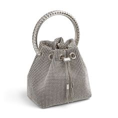 Brand Name: DKQWAITHandbags Type: TotesTypes of bags: Handbags Crossbody bagsMain Material: BeadedLining Material: PolyesterShape: BucketOrigin: CN(Origin)Hardness: HARDPattern Type: SolidInterior: Cell Phone PocketDecoration: NONEExterior: NONEOccasion: VersatileClosure Type: STRINGGender: WOMENStyle: FashionModel Number: 545456Number of Handles/Straps: Single Crystal Handbag, Embellished Bags, Crystal Clutch, Shoulder Chain, Bon Bon, Design Silver, Mesh Bag, Valentino Garavani, Crystal Rhinestone