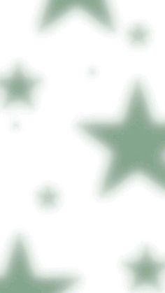 several green stars on a white background