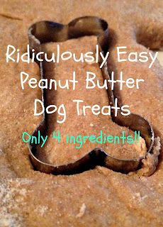 Easy Peanut Butter Dog Treats, Diy Dog Treats Healthy, Homemade Dog Cookies, Peanut Butter Dog Treats