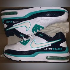 Brand New With Box. These Are No Longer In Production. Nike Air Max Wright, Cool Nike Shoes, Irving Shoes, Kyrie Irving Shoes, Nike Air Max 90 Mens, Shoes Air Max, Teal Nikes, Nike Vapor Max, Nike Shoes Air