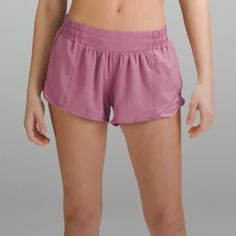 Lululemon Hotty Hot Low-Rise Lined Short 4" Size 6 - Tall Velvet Dust New With Tags - Never Worn Designed For Running Lightweight, Swift Fabric Lululemon Pink Moisture-wicking Activewear, Pink Lululemon Moisture-wicking Activewear, Pink Summer Activewear By Lululemon, Pink Lululemon Athleisure Activewear, Lululemon Pink Athleisure Activewear, Lululemon Activewear With Built-in Shorts For Light Exercise, Pink Casual Activewear By Lululemon, Pink Lululemon Activewear With Go-dry Technology, Pink Lululemon Activewear For Workout