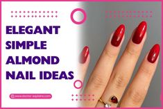 61+ Elegant Simple Almond Nail Ideas For 2024 Gel Chrome Nails, Disney Themed Nails, Almond Nail Ideas, Fall Almond Nails, French Manicure Nail Designs, Purple Ombre Nails, Pink French Nails, Simple Fall Nails