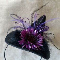 Mini Witch Hat Fascinator, Choose Your Style Fall Harvest, Charcoal, Purple, Turquoise, Pink Spider Halloween Costume, Photo Prop - Etsy Spider Halloween Costume, Mini Witch Hat, Pink Spider, Spider Halloween, Hat Fascinator, Witch Hats, Purple Turquoise, Hat Ideas, Choose Your Style