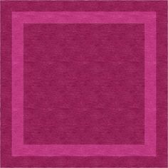 a pink rug with a square in the middle