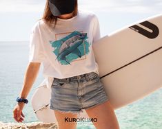 Casual Short Sleeve T-shirt With Shark Design, Casual Summer T-shirt With Shark Design, Casual White Shark Design Tops, Summer Short Sleeve T-shirt With Shark Design, White Casual Tops With Shark Design, Casual White Tops With Shark Design, Summer T-shirt With Shark Design, Short Sleeve, Summer T-shirt With Shark Design And Short Sleeves, Indie Graphic Tees