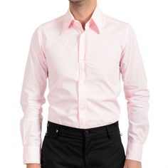 Dolce & Gabbana Men's Pink Button Down Long Sleeve Dress Shirt Us 15 It 38 Country/Region Of Manufacture: Italy Retail Value: $295.00 This Is Authentic Dolce & Gabbana Men's Pink Button Down Long Sleeve Dress Shirt Sku: V-16229 Material: 100% Cotton Model: Shy0sr26 25048 80406 Chest:18.5" Sleeves: 26" Shoulders: 16" Length: 31" Designer Fitted Collared Dress Shirt, Pink Slim Fit Shirt For Formal Occasions, Pink Fitted Dress Shirt For Business Casual, Pink Business Shirt With Spread Collar, Fitted Pink Dress Shirt For Business Casual, Designer Pink Top For Formal Occasions, Designer Business Shirt For Spring, Classic Pink Dress Shirt For Formal Occasions, Designer Slim Fit Dress Shirt For Semi-formal Occasions