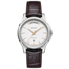 in stock Hamilton Jazzmaster, Hamilton Khaki Field, Hamilton Watch, Skeleton Watches, Watch Women, Elegant Man, Bracelet Leather, Bracelet Cuir, Sandra Bullock