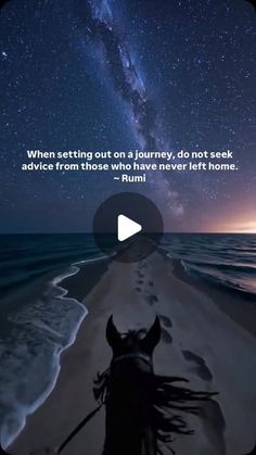 Rumi on Instagram: "When setting out on a journey, do not seek advice from those who have never left home. ~ Rumi"