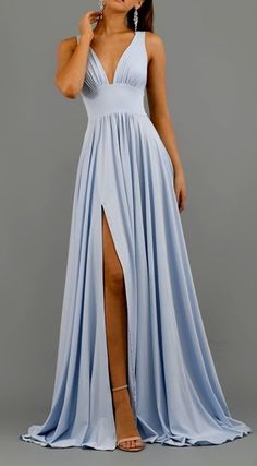 Split Prom Dresses, Prom Dresses Simple, Trendy Prom Dresses, 파티 드레스, V Neck Prom Dresses, Tulle Evening Dress, Prom Dresses Sleeveless, Long Evening Gowns, Cute Prom Dresses