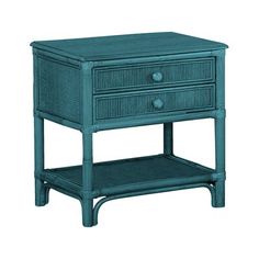 an image of a side table with drawers on the bottom and one drawer in the middle