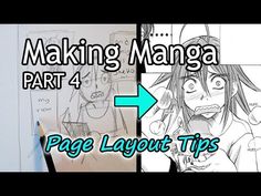 an image of making manga part 4 and page layout tips