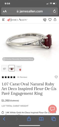 an image of a ring that is on the app store page, and has been changed to