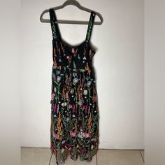 By Anthropologie Sheer Floral Embroidered Mesh Dress Pretty Bright Colors Perfect Condition, Worn Once. Size L Petite Embroidered Mesh Dress, Dress Pretty, Anthropologie Dress, Anthropologie Dresses, Mesh Dress, Bright Colors, Colorful Dresses, Anthropologie, Black Pink