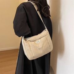 UAKISS - Winter New Large Capacity Women Casual Shoulder Bag Simple Solid Color Crossbody Bag Fashion College Student Travel Shopper Bag Fashion College Student, College Student Style, Mens Satchel, Fashion College, Crossbody Bag Fashion, Travel Crossbody, Big Shoulders, Student Travel, Crossbody Bags For Travel