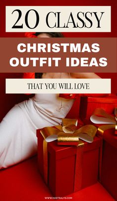 20 classy Christmas outfit ideas that you will love – Get inspiration with these beautiful Christmas outfit. Discover 18 refined Christmas eve outfits to help you create your dream winter wardrobe. Let’s transform your wardrobe with these classy Christmas outfit ideas for women. Feel more confident in yourself with these Christmas party outfits, Xmas outfits women, classy Christmas outfit aesthetic, classy Christmas outfit dinner, classy Christmas outfit party.