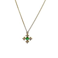 Freshly arrived in our jewellery boutique this 18k yellow gold small cross pendant with a central round -shaped emerald weighting 0.06 cts. surrounded by four white diamonds weight in total 0.13 cts. set in a 18k yellow gold chain. Emerald has been known as a symbol of truth and love. In ancient Greece and Rome, emerald was said to be the gemstone of the goddess Venus, purveyor of love and hope. Dimensions of the 18k gold emerald diamond cross : 0.8 * 0.8 cm. / 0.31 * 0.31 inch. Length of the cr Elegant Green Cross Necklace, Elegant Green Cross Pendant Necklace, Elegant May Birthstone Cross Pendant Jewelry, Jewellery Boutique, Spring Birthday, Cross Chain, Solid Gold Chains, Baptism Girl, Summer Birthday