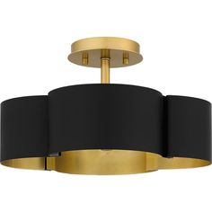 a black and gold chandelier hanging from the ceiling