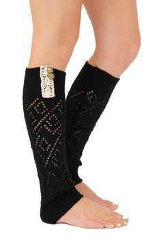 One Size Black Bottoms For Fall, Black Casual Bottoms, One Size, Warmers Outfit, Thigh High Leg Warmers, Hunter Boots Outfit, 80s Workout, Knit Leg Warmers, Independent Fashion Designers, Leggings And Socks