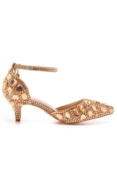 Style:Elegant Embellishment:Crystal, Rhinestone Heels Type:Kitten Heels Heel height: 1,97in Closure Type: One-Strap Buckle Toe:Pointed Toe Upper Material:PU Leather Sole Material:Rubber Lining Material:PU Leather Heels Gold, Rhinestone Heels, Crystal Diamond, Diamond Crystal, Style Elegant, Crystal Rhinestone, Ankle Strap, Kitten Heels, Pu Leather