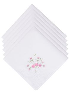 PRICES MAY VARY. Wonderfully Crafted from Premium 60S Cotton: 60S cotton is the perfect handkerchief material, making the hankies naturally soft Set of 6 Handkerchiefs: Including 6 women's handkerchiefs with floral embroidery and special butterfly lace at corner Size of 11" x 11": Perfect size fits for any occasions, extraordinary accessories as a decoration Fit Any Occasions: Perfect for wedding, bridal shower, graduation, or add it to a goody bag for afternoon tea or women's club meeting etc M Ladies Hanky, Ladies Handkerchiefs, High Tea Party, Classy Lady, Bridal Shower Dress, Blue Wedding Dresses, House Decorations, Floral Accessories, Custom Monogram