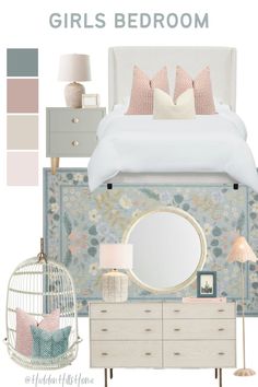 Pink and Teal Girls Bedroom Design Big Girl Bedrooms, Girl’s Room, Girl Bedroom Decor, Decoration Inspiration, Decor Minimalist