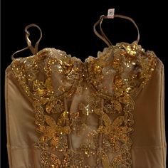 Women’s Gold Sparkly Sequin Corset. Size 34c. Never Worn. Nwt Very Flirty. Very Fun Item To Wear. Can Dress It Up Or Dress It Down. Thanks For Looking Offers Welcome. Sparkly Corset, Thigh Sculpting, Gold Corset, Sequin Corset, Shaper Panty, Mid Thigh Shorts, Waist Shapers, Corsets, Gold Style