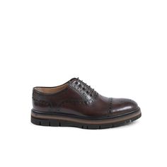 Mens Brogue Shoes. Eb130 Vitello Cacao. Dark Brown Color. 100% Leather. 100% Rubber Sole. Made In Italy. Classic Brogue Design With Intricate Detailing. Suitable For Any Occasion. Brown Brogues, Leather Brogues, Brogue Shoes, Dark Brown Color, Brown Color, Leather Men, Rubber Sole, Dark Brown, In Italy