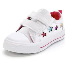 Bocca toddler girls and boys soft walking shoes use a safe upper material; hooks and loops prevent tripping for all-day comfort. Excellent choice for school,various sports,outdoor and indoor activities Size: 10 Toddler.  Color: White.  Gender: female.  Age Group: kids. Kids Running Shoes, Toddler Girl Shoes, Casual Dress Shoes, Best Running Shoes, Walking Sneakers, Workout Shoes, Star Shoes, White Stars, Indoor Activities