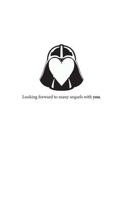 darth vader quote with the words looking forward to many squiss with you