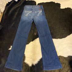 These Jeans Are In Brand New Condition Worn Once No Ripping Besides The Little Hole In The Leg These Are Literally Brand New! Just Ordered The Wrong Size. They’re In Perfect Condition! 7famk Dojo Jeans, Hot Clothes, Personal Things, Seven Jeans, Country Style Outfits, Western Jeans, 7 Jeans, 2024 Christmas, Yee Haw