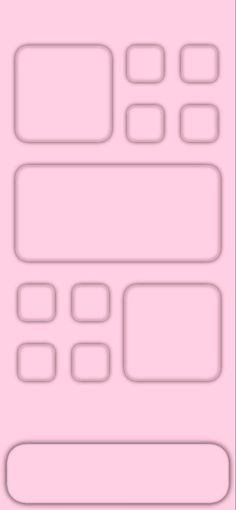 the back side of a pink paper with squares and rectangles on it,