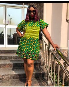 This dress is handmade with African fabric. Kindly send your measurements for the purchase of this dress Bust Waist Hip Dress length Height Green Printed Knee-length Dress, Printed Green Knee-length Mini Dress, Green Printed Mini Length Dresses, Summer Short Sleeve Mini Dress In Ankara Fabric, Green Printed Mini Dress, Summer Short Sleeve Ankara Mini Dress, Patterned Knee-length Mini Dress, Ankara Fabric Mini Dress For Summer, Fitted Short Sleeve Mini Dress In Ankara Fabric