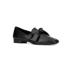 Step into a chic look with these New York & Company Dominca women's loafers.Click this FOOTWEAR GUIDE to find the perfect fit and more! Step into a chic look with these New York & Company Dominca women's loafers. Click this FOOTWEAR GUIDE to find the perfect fit and more! SHOE FEATURES Bow detail Low block heelSHOE CONSTRUCTION Faux leather upper Polyurethane lining Rubber outsoleSHOE DETAILS Round toe Slip-on Padded footbed Spot clean Imported Size: 7. Color: Black. Gender: female. Age Group: a Chic Flat Slip-ons For Office, Chic Formal Slip-ons With Low Heel, Elegant Black Slip-ons For Spring, Chic Business Casual Flat Slip-ons, Chic Formal Flats For Fall, Spring Slip-on Oxfords For Office, Spring Slip-on Loafers For Work, Spring Office Slip-on Oxfords, Spring Workwear Slip-on Loafers