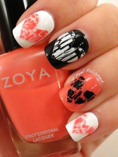 Valentine's Day Nails Crackle Nails, Heart Nail, Beauty Natural, Nails Polish, Get Nails, I Love Nails, Feel Beautiful, Heart Nails