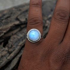 Rainbow Moonstone Gemstone Ring, 925 Sterling Silver, Fine Ring, June Birthstone Ring, Designer Gift Moon Shaped Opal Ring In Sterling Silver, White Opal Moon Shaped Ring With Gemstone, White Moon-shaped Opal Gemstone Ring, White Moon Shaped Opal Gemstone Ring, White Crystal Ring With Moon Phase For Anniversary, Sterling Silver Moon-shaped Opal Ring For Anniversary, Moon-shaped Sterling Silver Opal Ring For Anniversary, Sterling Silver Moon Shaped Opal Ring For Anniversary, Sterling Silver Moon Shaped Birthstone Rings