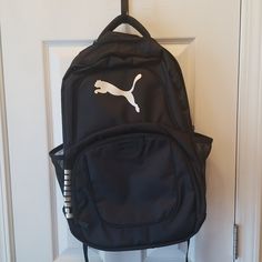 New Without Tags Black Puma Backpack Affordable Nike School Shoulder Bag, Cheap Pink Adidas Backpack, Cheap Adidas Bags, School Backbag, Puma Backpack, Puma Sport, Red Backpack, Grey Backpacks, Purple Backpack