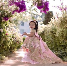 Baby Girl Dress. Pink Gold. Sparkle Gold Lace. for Special Occasion, High Low, Princess Gown, Couture Gown. - Etsy Gown Couture, Rosa Bb, Couture Gown, Girls Pink Dress, Princess Gown, Gold Lace, Couture Gowns, Gold Sparkle