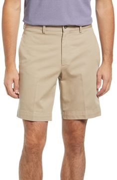 Flat-front styling adds everyday appeal to versatile shorts made from heavyweight cotton that's enzyme washed for easy comfort. Style Name:Berle Charleston Flat Front Chino Shorts. Style Number: 6574568. Cotton Bermuda Shorts With 5-inch Inseam For Summer, Summer Cotton Bermuda Shorts, Summer Cotton Bermuda Shorts With Belt Loops, Classic Cotton Bermuda Shorts For Summer, Relaxed Fit Cotton Shorts With Belt Loops, Knee-length Cotton Bermuda Shorts For Spring, Cotton Knee-length Bermuda Shorts For Spring, Classic Bermuda Shorts With Welt Pockets For Spring, Spring Bermuda Shorts With Welt Pockets