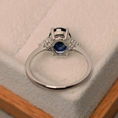 Sapphire engagement ring blue sapphire engagement ring oval | Etsy White Gold Oval Sapphire Ring, Oval Sapphire Promise Ring, Fine Jewelry Oval Lab-created Sapphire Ring, Classic Oval Sapphire Ring In 14k White Gold, Oval Sapphire Promise Ring In 14k White Gold, Oval Lab-created Sapphire Ring, Elegant Silver Sapphire Oval Ring, Classic Silver Sapphire Ring With Oval Cabochon, Elegant Silver Sapphire Ring In Oval Shape