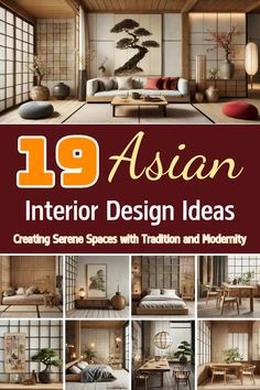 Discover 19 Asian interior design ideas to create serene spaces that blend tradition and modernity. Embrace natural materials, minimalist layouts, and calming color palettes to craft a tranquil atmosphere. Incorporate elements like shoji screens, low furniture, and greenery to evoke traditional Asian aesthetics while integrating sleek, contemporary touches. Perfect for living rooms, bedrooms, or meditation areas, these ideas highlight how to balance simplicity with sophistication.