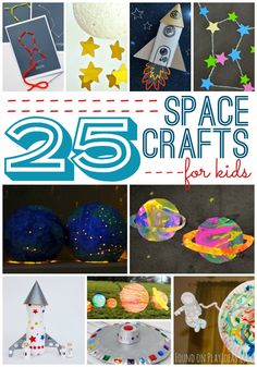 25 space crafts for kids to make