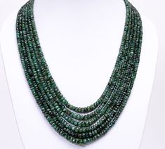 Celebrate the beauty of May with our Birthstone Emerald Beaded Necklace. This stunning piece features six layers of natural green emerald beads, each selected for its rich, vibrant color and smooth texture. Handmade with care and set in 925 sterling silver, this crystal-clear necklace offers a luxurious and timeless design. Ideal as a birthstone gift or a special treat for yourself, it adds an elegant touch to any outfit. The layered design creates a captivating visual effect, making it a standout accessory for both everyday wear and special occasions. Embrace the elegance of emeralds with this exquisite handmade gemstone necklace. ★ You will see actual pics in the Listing ★ Product Type:- Precious Necklace ★ Gemstone:- Natural Emerald ★ Color:- Green ★ Shape:- Rondelle ★ Length:- 18-24 In Clear Necklace, Thoughtful Gifts For Her, Emerald Bead, Healing Necklace, Mother Of Pearl Necklace, May Birthstone, Birthstone Gifts, Healing Power, Healing Jewelry