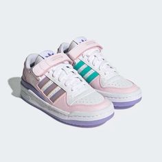 Brand New Never Worn Size 6.5 Pink Purple Turquoise Purple Sneakers With Round Toe For Spring, Purple Round Toe Sneakers For Spring, Lavender Low-top Synthetic Sneakers, Purple Turquoise, Purple Teal, Teal Color, Adidas Shoes, Adidas Women, Womens Shoes Sneakers