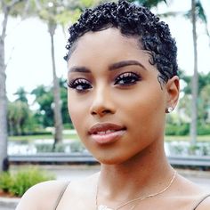 Tapered Twa Hairstyles, Short Natural Hairstyles, Tapered Twa, Undercut Hairstyles Women, Short Permed Hair, Twa Hairstyles