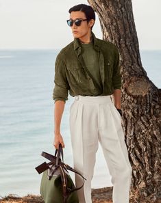 Ralph Lauren Style Men, Ralph Lauren Men Outfits, Polo Ralph Lauren Outfits, Ralph Lauren Summer, Smart Casual Menswear, Gentleman Outfit, Modern Mens Fashion, Preppy Men, Gents Fashion