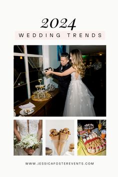 a couple getting ready to cut their wedding cake