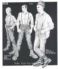 60s Skinhead Fashion! Skinhead Style, Monkey Boots, Skinhead Girl, The Clash